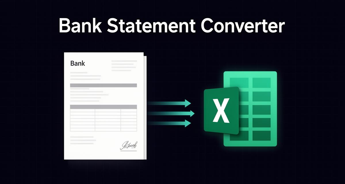 Convert Bank Statement PDF to Excel, CSV, or JSON | Bank Statement ...